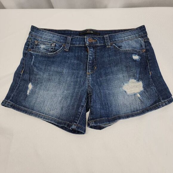 Joe’s Jeans Size 29 Women’s Medium Wash Marylee Distressed Jean Shorts R2 - Picture 1 of 8